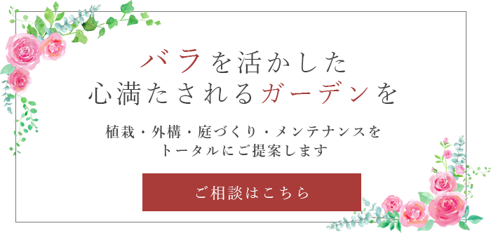 バラを活かした心満たされるガーデンを